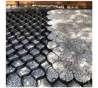 Grille de sol de gravier de 5,1 cm pour allée, trottoirs stabilisateurs pour gravier/ciment/sable, pavé découpable pour jardin, base d'abri de jardin, allée, terrasse (taille : 3 x 9 m/10 x 30 m)