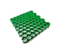 Grille de Sol en Gravier, Bases de Dalles de Pavage en Plastique et grilles d'allée, for Gazon, pelouse, Chemin et Tapis de Drainage Protecteur de Gravier(5cm-12 Pieces)