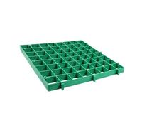 Grille de sol en plastique robuste, stabilisateur de gravier et d'herbe pour la protection du drainage du stationnement et de la pelouse