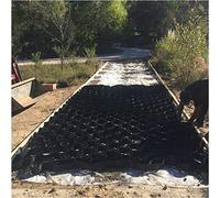 Grille de sol extensible de 5 cm de profondeur - Géocell perméable pour allées, trottoirs, chemins de gravier et stabilisation du sol (dimensions : 5 x 7 m)