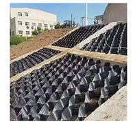 Grille de sol Geocell,Stabilisateur Gravier,Polyéthylène Géocellule En Nid D'abeille,Haut Pavés De Sol De Grille Géo Pour Les Travaux De Sous-sol,Pour Jardin Cour Patio,2*4m(6.56*13.12ft)