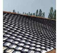 Grille de Sol géocellulaire de 5 cm d'épaisseur, stabilisateur de Gravier, système de retenue for allée de Jardin paysager 3ft/5ft/10ft/15ft/20ft/25ft/30ft(3x8 m/10x26 ft)