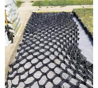 Grille de sol pour chemin de gravier durable 4 x 9 m / 13x30ft pour pente de jardin et stabilité d'allée - Disponible en plusieurs longueurs (0,9 m x 9,1 m)