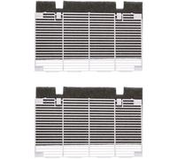 Grille de sortie de climatiseur de véhicule récréatif de rechange pour Dometic 3104928.019, couvercle d'aération en plastique blanc avec filtre