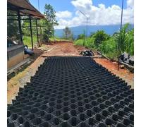 Grille de stabilisation d'allée - Grille de sol en polyéthylène robuste de 5 cm d'épaisseur pour chemins de gravier et pentes 5 x 7 m pour une stabilité ultime et une durabilité durable