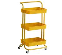 Grille de Stockage de Cuisine Multifonctionnelle 42x37x86cm, Etagere Cuisine Micro Onde, Solution de Rangement Polyvalente, Étagère a roulettes, pour Comptoir, Garde-Manger, Salle de Bain