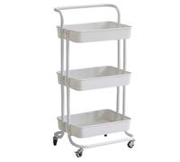 Grille de Stockage de Cuisine Multifonctionnelle 42x37x86cm, Etagere Cuisine Micro Onde, Solution de Rangement Polyvalente, Étagère a roulettes, pour Comptoir, Garde-Manger, Salle de Bain