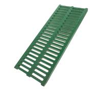 Grille de Tranchée en Plastique Vert à Structure Dense pour Drainage | Installation Manuelle Rapide, Entretien Réduit, Usage la Cuisine et Parking, Couvercle Simple pour Feuilles
