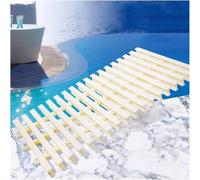 Grille De Trop-Plein De Drainage De Piscine, Couvercle De Grille en Plastique Abs, Sortie D’égout De Douche, Allées, Patios, Terrasses De Piscine, Protecti, 25x100cm/9.85x39.38in, 5PCS