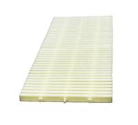 Grille de trop-plein de drainage de piscine durable, grille de caniveau 18 x 100 cm pour l'entretien des égouts, couvercle de drain de sol en 2 pièces, conception épissée robuste pour une du