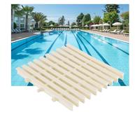 Grille de trop-Plein Robuste pour piscines, Couvercle Anti-éclaboussures Amovible, Solution de Drainage des eaux usées raccordable pour Une Gestion Efficace de l'eau et la sécurité de la pis