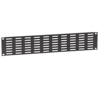 Adam Hall Panneau d'aération 87222 VH – 2 U pour rack 19" fentes horizontales profil en U
