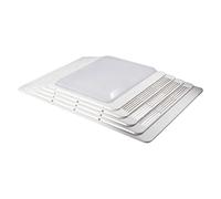 Grille de ventilateur de bain moderne - Design modeste - Petit remplacement S97013662 - Installation simple pour la maison et la salle de bain - Accessoires de ventilation