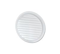 Grille De Ventilation 100ER Blanc, Avec Maille