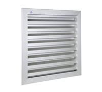 Grille de ventilation 500x500mm aluminium gris - RENSON - 41155