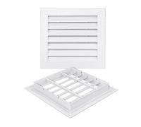 Grille De Ventilation À Débordement En Alliage D'aluminium, Maille D'écran De Protection AC À Persienne D'aération, Couvercle D'aération Amovible À Fente Linéaire(30x30cm)