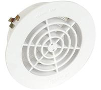 Grille de ventilation à encastrer aération intérieur pour tubes PVC 100mm blanc - NICOLL - 1GATM100