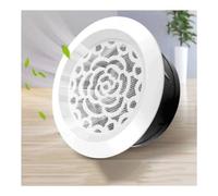 Grille de ventilation à gaz ronde réglable, 1 pièce, for plafond et mur, en ABS, for système d'évacuation d'air de cuisine et de salle de bain(75mm)