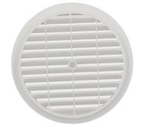 Grille de ventilation à visser ou à coller classique ronde - Ø 100 / 150 mm - NICOLL - B113