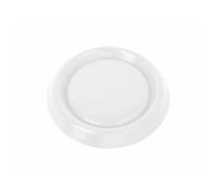 ADGO Grille de Ventilation, Diffuseur Rond, Diamètre 90-160 mm, Réglable, Fermeture Complète, Verrouillable, Avec Moustiquaire, Moustiquaire, Blanc, 1 pièce