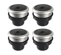 Grille de ventilation auto Pour Caravane Camping-car RV Bus 71mm Intérieur De Voiture A/C Évent Rond 63mm Taille Trou Tableau Bord Climatisation(4 PCS)