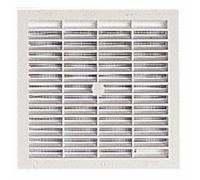 Grille de ventilation B164 à visser ou à coller - 156 x 156 mm - passage d'air 150 cm2 NICOLL