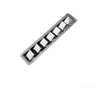 Grille de ventilation carrée en acier inoxydable 304, persienne marine pour bateau, maison pour grille d'échappement de caravane, argenté (sept)