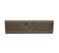 Grille de ventilation circulaire en acier de 38,1 cm, silencieuse, facile à nettoyer, panneau pour amélioration de la maison, contrôle de l'air réglable