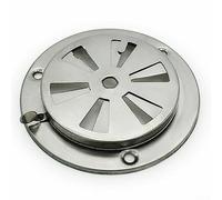 Grille de ventilation circulaire en acier inoxydable pour grille d'aération de barbecue