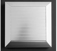 Grille de ventilation, clapet anti-retour en acier inoxydable, grille de protection contre les intempéries (150 mm)