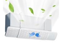 Grille de ventilation climatique - Montage au plafond - Conducteur d'air portable réglable pour AC - Couvercle rotatif à 180° - Pour climatisation à la maison dans la zone du lit - Direction du flux