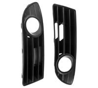 Grille de Ventilation Couverture Calandre Phares Antibrouillard Grilles Inférieures Pare-chocs Avant Compatible Avec VW Pour Polo 2005 2006 2007 2008 2009 6Q0853665E 6Q0853666E