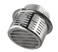 Grille de ventilation d'airs d'échappement ronde - grille murale, Grilles à lamelles grilles hotte aspirante, bouche d'aération, Capot de Sortie d'air Prise Murale(180mm/7.1inch)