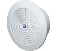 Blauberg UK DPR rond Cercle Coque 125, grille de mur et plafond, Blanc, 125 mm
