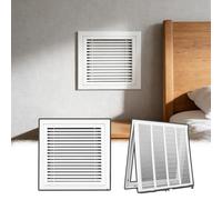 Grille de Ventilation de qualité supérieure, Ouverture de Conduit 18 x 24, en Aluminium Blanc, pour Plafond et Mur, antirouille, Design Moderne, idéale pour Les systèmes de climatisation et