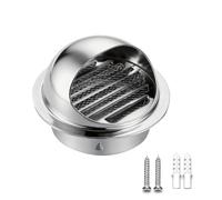 Grille De Ventilation D'échappement, Couvercle De Ventilation For La Maison | Anti-poussière,Acier Inoxydable 304,Résistant Au Vent,Résistant À La Pluie,Grille À Persiennes À 45°(180 mm/7 in)