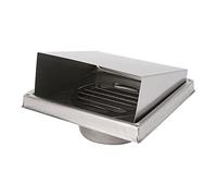 Grille de Ventilation diamètre 100/120 mm Grille d'aération Murale en Acier Inoxydable Diffuseur Conduit Couvercle de Ventilation Extracteur de Sortie Persiennes Drop Ship Grille de Ventilation