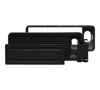 Grille de ventilation du réfrigérateur - Complète - LS100 supérieure, noire - DO