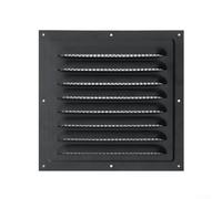 Grille de ventilation élégante, couleur anthracite, 20 x 20 cm, matériau (1 pièce)