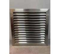 Grille de ventilation en acier inoxydable 304, cache-grille métallique for climatiseur mural ou de plafond, grille d'aération décorative, résistante à la rouille(13.8x13.8in(35x35cm))