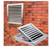 Grille De Ventilation En Acier Inoxydable Grilles D'aération Pour Sortie D'air Idéal Pour Plafonds Dimensions :200 X 200 Mm(35x35cm/14x14in)