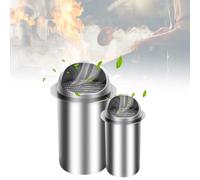 Grille De Ventilation en Acier Inoxydable, Orifice Déchappement Sphérique Résistant à La Pluie, Conception De Persienne Inclinée à 45 Degrés (150x300mm-6x12in)