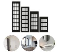 Grille de ventilation en alliage d'aluminium pour armoires et armoires, maille respirante anti-humidité avec rainures antidérapantes, 100 x 400 mm