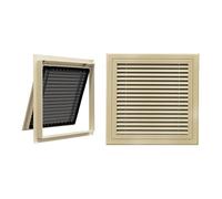Grille de Ventilation en Aluminium de qualité supérieure, 56 x 117 cm, Beige, pour Mur, Plafond et Sol - Grille de Reprise d'air avec Filtre Amovible pour systèmes de Chauffage, Ventilation
