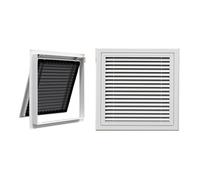Grille de Ventilation en Aluminium de qualité supérieure - Grille de 30,5 x 61 cm pour Mur, Plafond et Sol - Filtre Amovible pour système de Ventilation Domestique, de Bureau et Commercial (