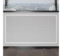 Grille de Ventilation en Aluminium et Panneau Décoratif pour Radiateur - Protection des Radiateurs et Collecteurs, Cache-Radiateur élégant pour Maison et Salon(120 * 60cm/47.2 * 23.6in)