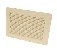 Grille de ventilation en applique rectangulaire pour façades type 200cm² sable - NICOLL - 1GAPM2