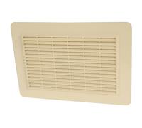 Grille de ventilation en applique rectangulaire pour façades type 200cm² sable - NICOLL - 1GAPM2