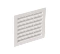 Nicoll Grille d'aération 1B64 – classique, carrée simple, à visser ou à coller