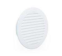 Grille de ventilation en plastique - Protection contre les insectes.-, blanc
